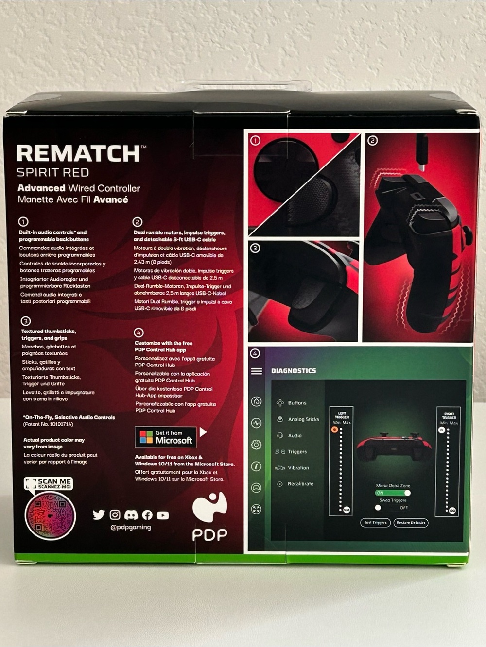 Rematch Advanced Wired Xbox Controller -  Spirit Red - Picture 2 of 5